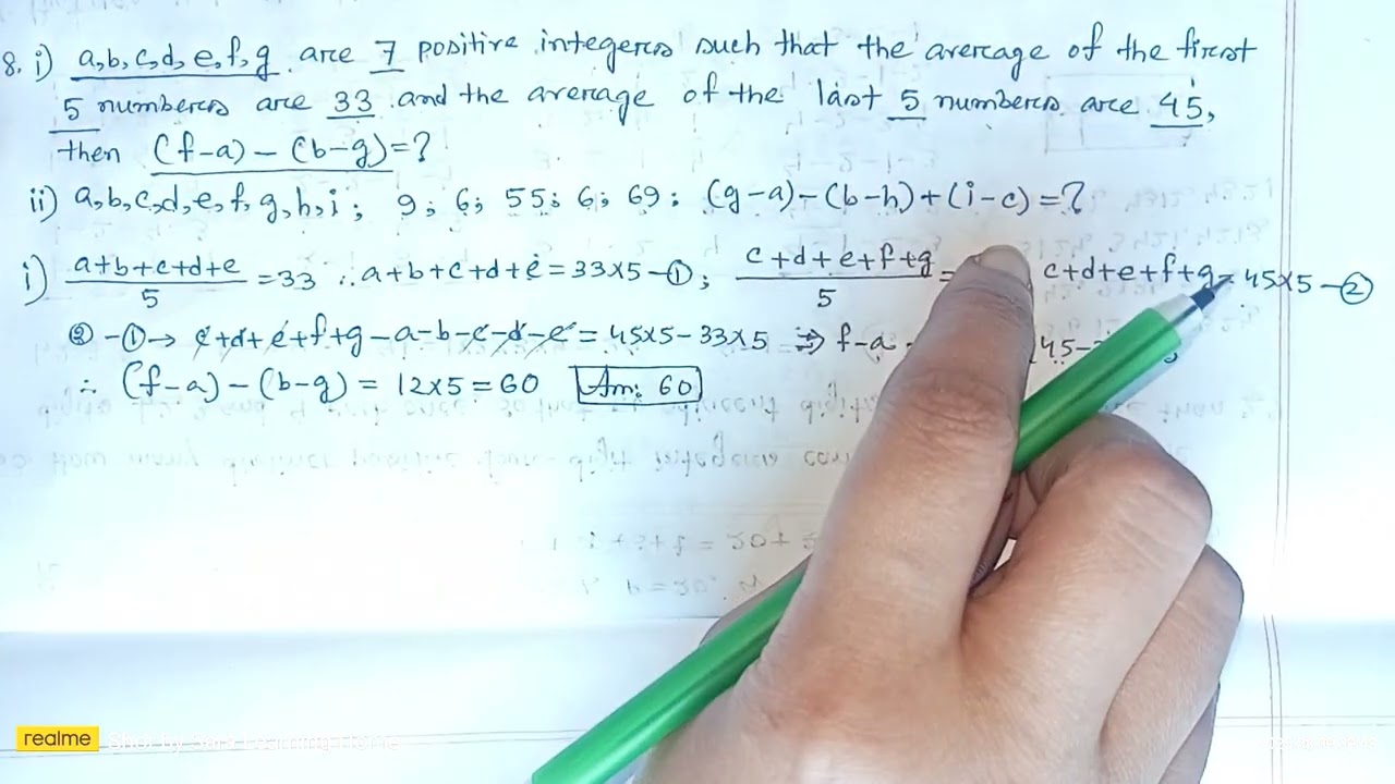 68. Average | Algebra | BDMO - 2023 | Bangladesh Math Olympiad Question Solutions | Sadia Afreen