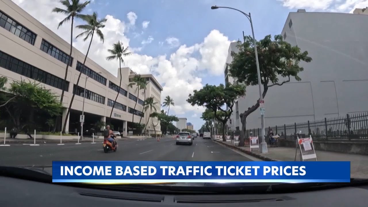 Hawaii lawmakers propose income-based traffic fine system