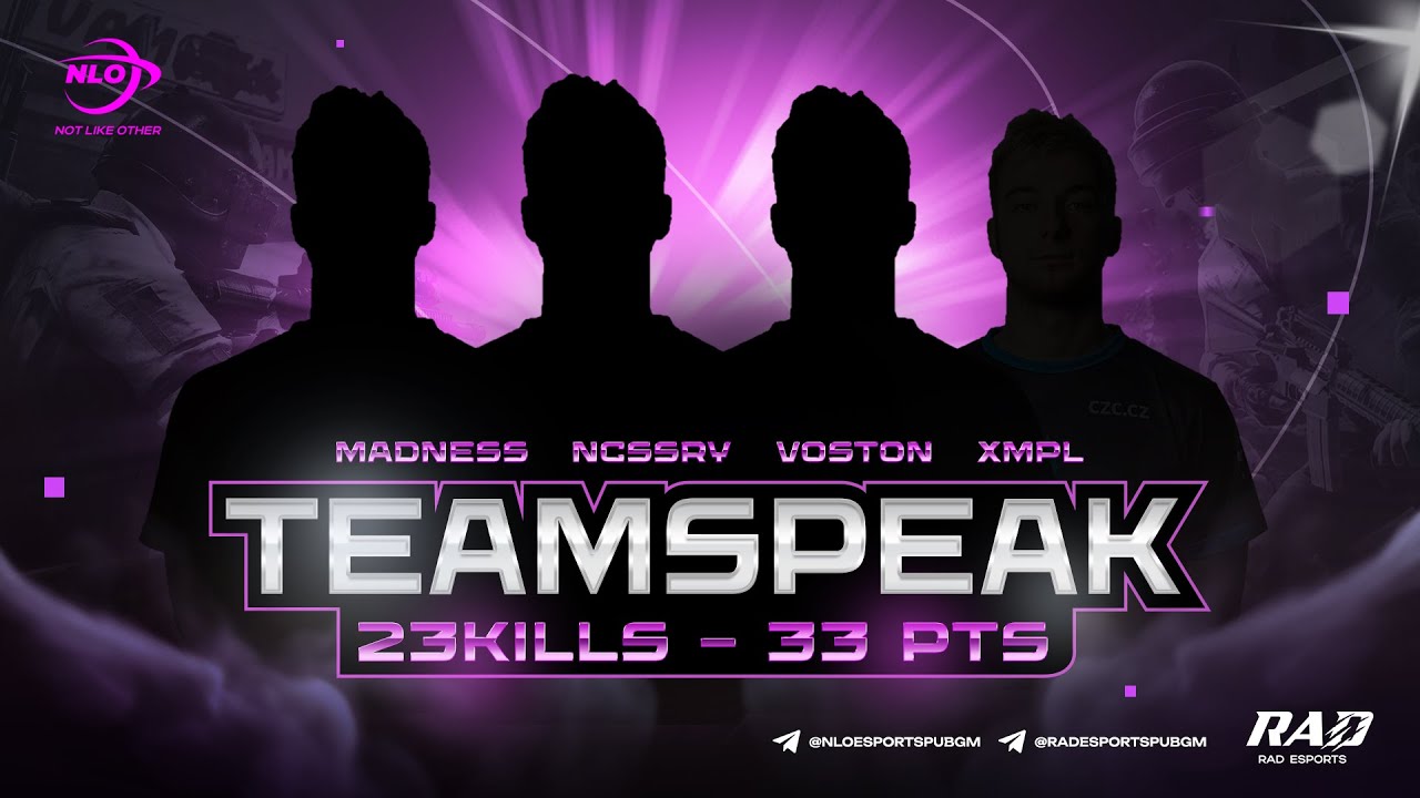 23 KILLS / 33 PTS - NLO TEAMSPEAK | VOSTON MADNESS NCSSRY XMPL | PUBG MOBILE | KALAMBOOR MONTAGE