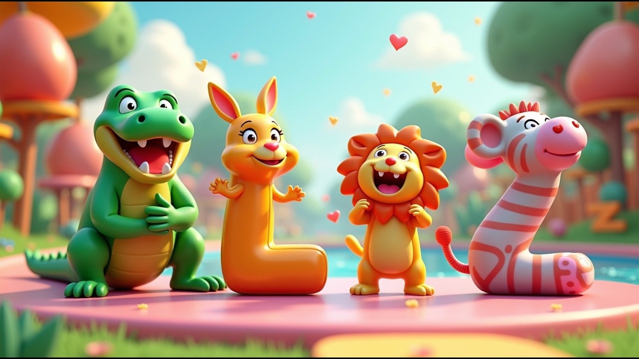 ABC Silly Action Song | Fun Learning with Cute Cartoon Animals A–Z for Kids