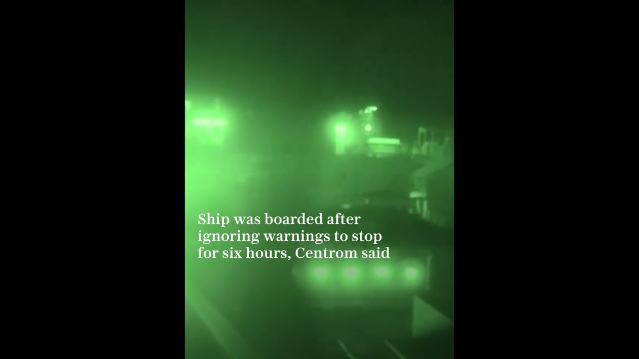 US Marines seize Iranian ship