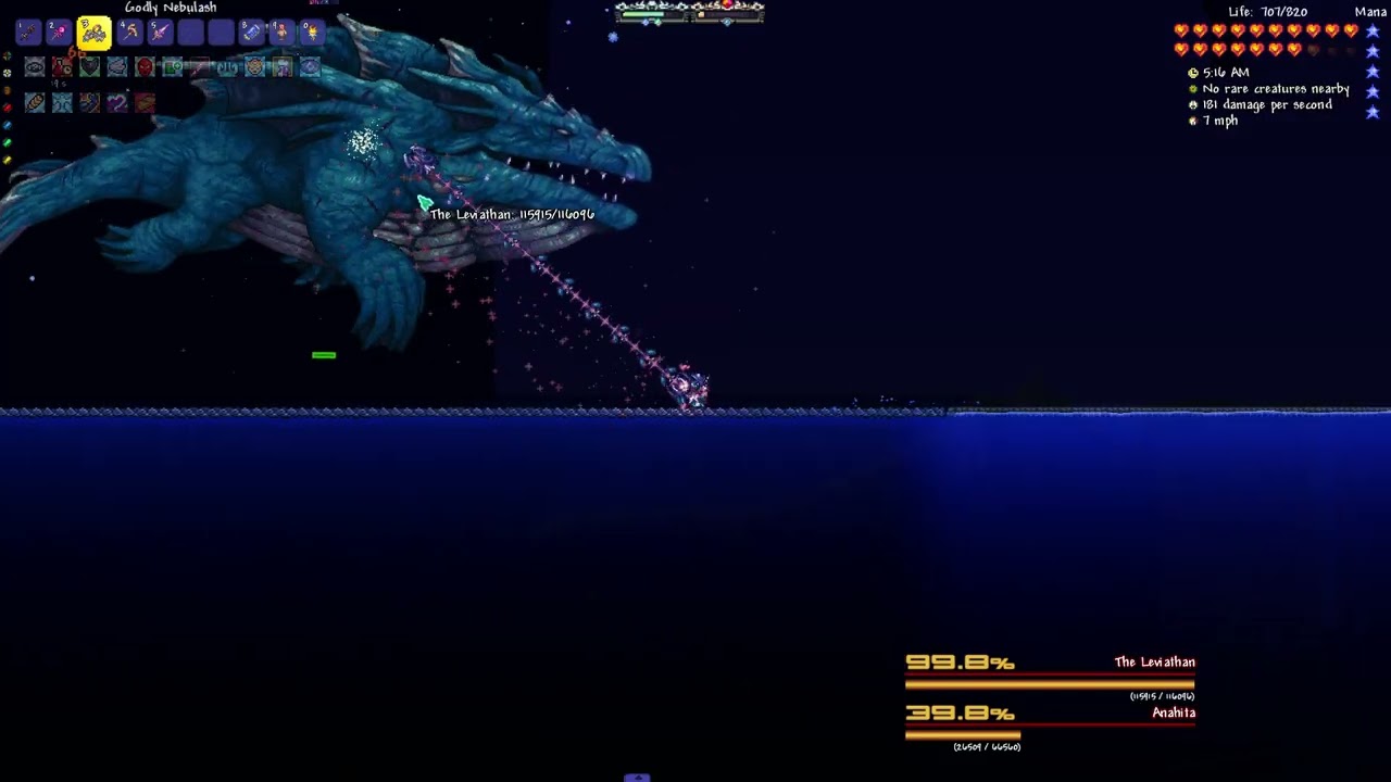 Leviathan & Anahita (Melee) | Malice Death | Terraria Calamity Mod