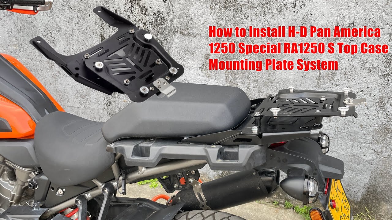 How to Install H D Pan America 1250 Special RA1250 S Top Case Mounting Plate System