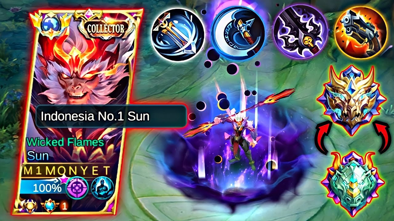 TIPS & TRICK BERMAIN SUN BUILD CRITICAL ❗ HARD DAMAGE | MOBILE LEGENDS