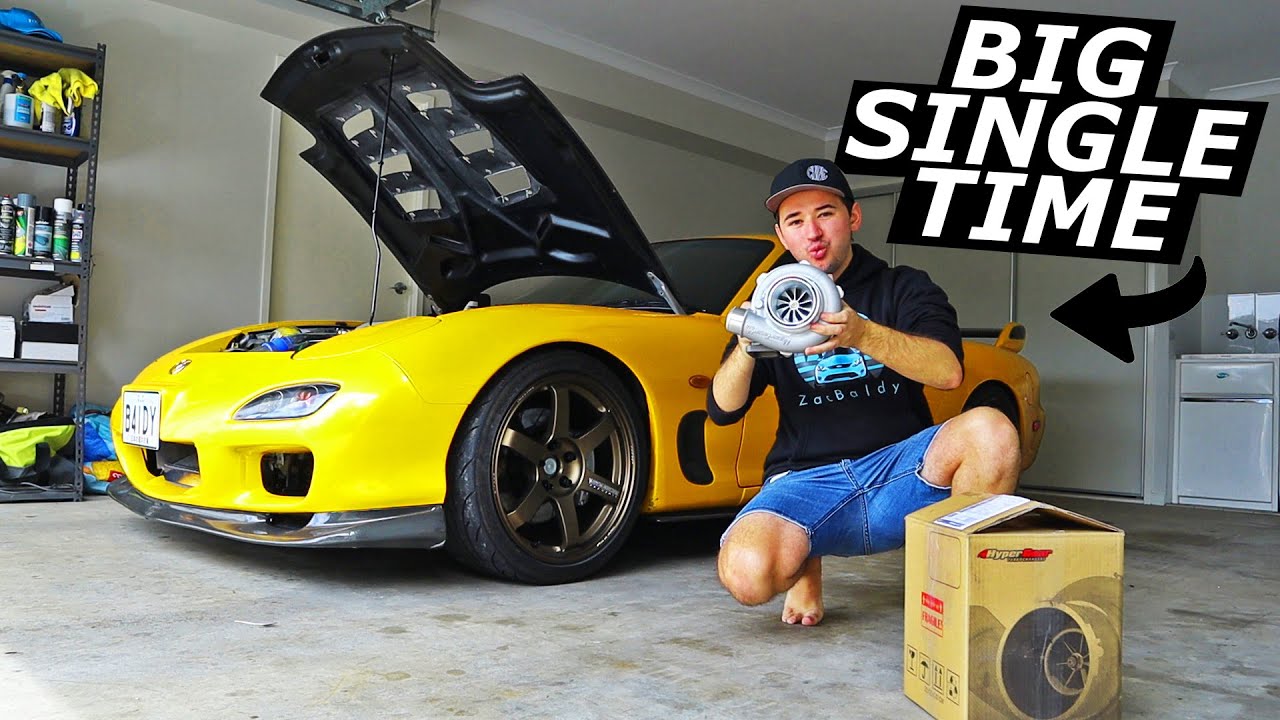 ОДИНАРНАЯ ТУРБОКОНВЕРСИЯ МОЕГО FD RX7 - МОЙ НОВЫЙ ТУРБО!