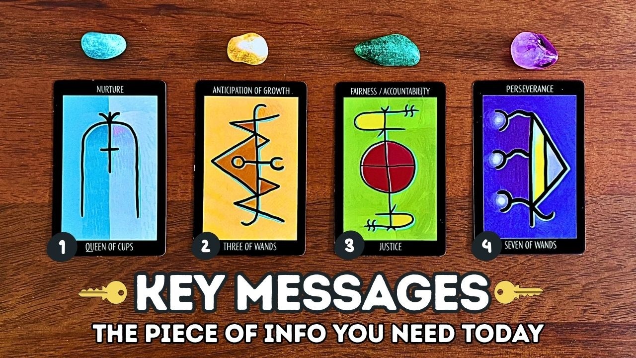 KEY MESSAGES The Piece Of Information You Need Today! | PICK A CARD