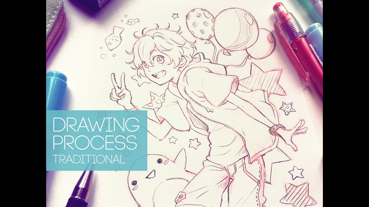 ★ [Nagisa Hazuki] - Drawing Process
