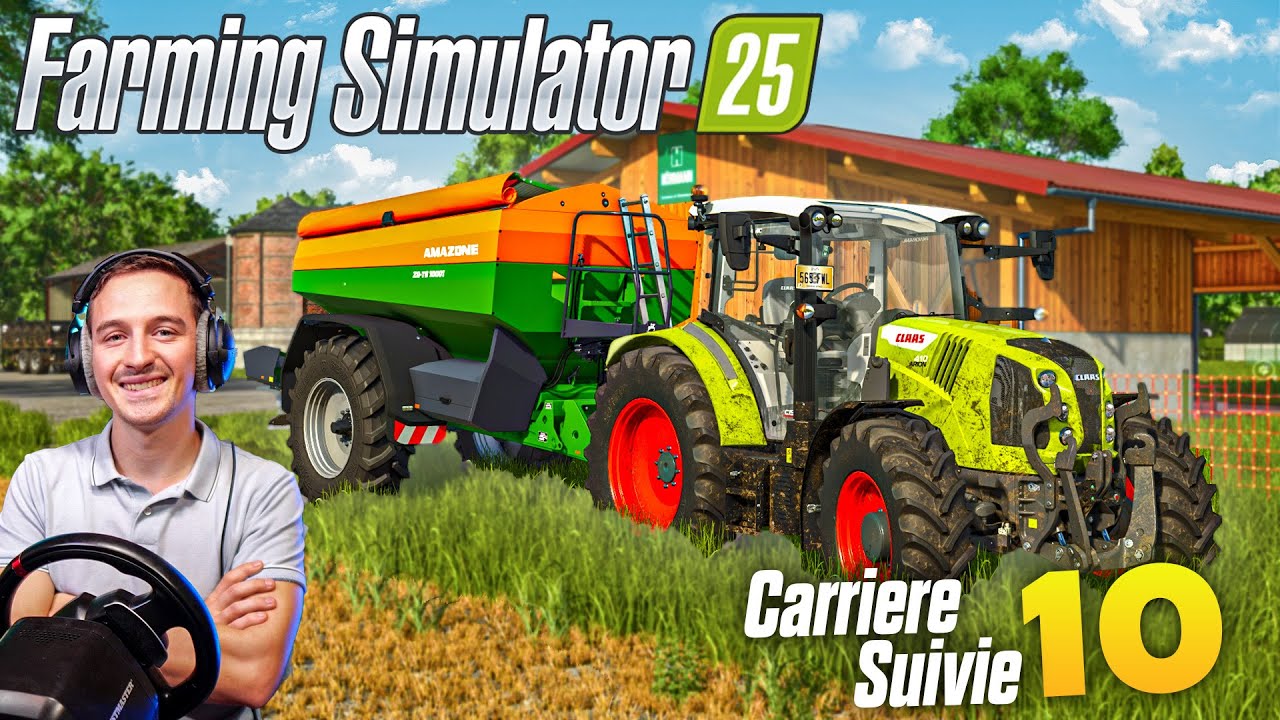 LA FERME S'AGRANDIT ! FARMING SIMULATOR 25 ! Carri&egrave;re Suivie #10