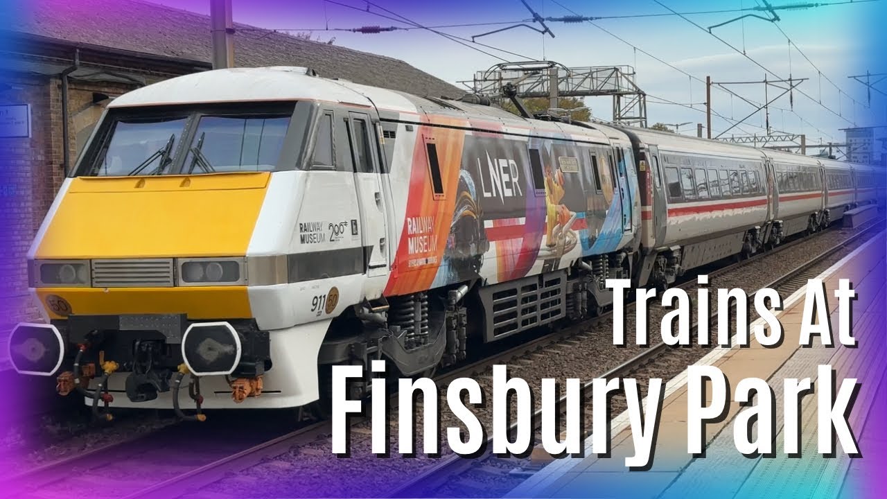 Trains At Finsbury Park - Non Stop Action on the ECML! - 18/10/25