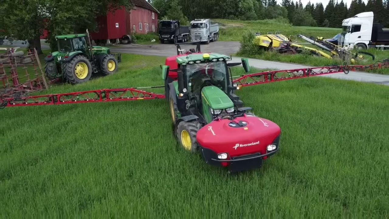 sprøyting | 21m kverneland ixter b16 | John deere 6r150