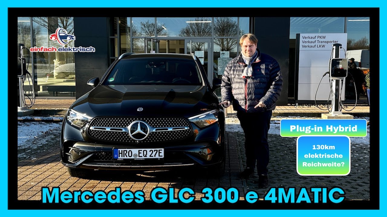 🚙 Mercedes GLC 300 e 4matic 🔋 Plug-in Hybrid SUV 😳 mit bis zu 130 km elektrischer Reichweite⁉️
