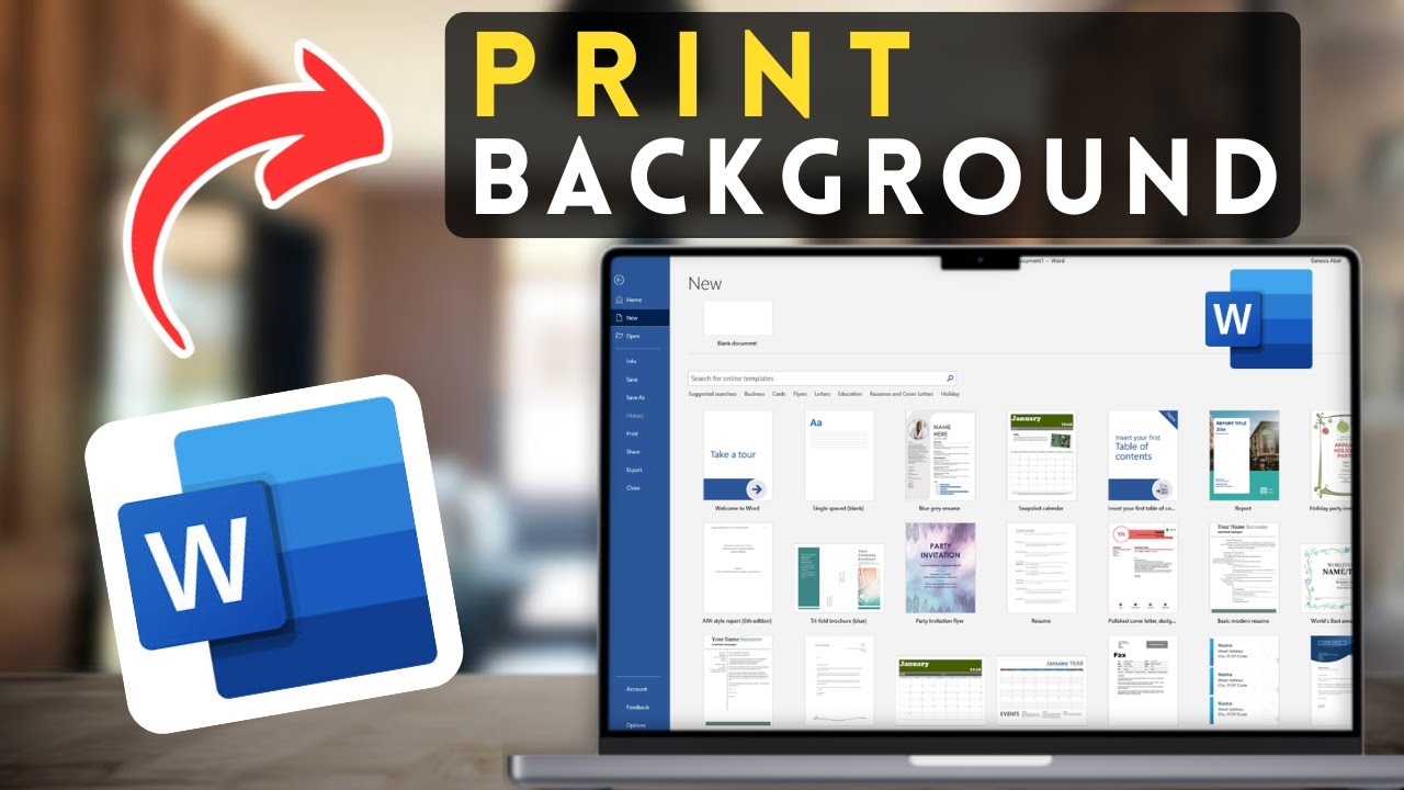 How to Print a Background Image or Color in MS Word | Microsoft Word Tutorial (2025)