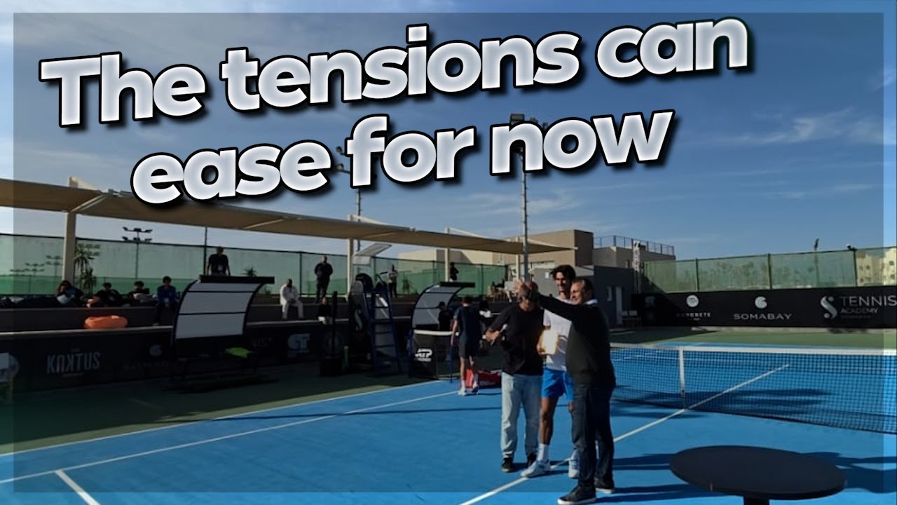 The way Grass Courts look in the Desert