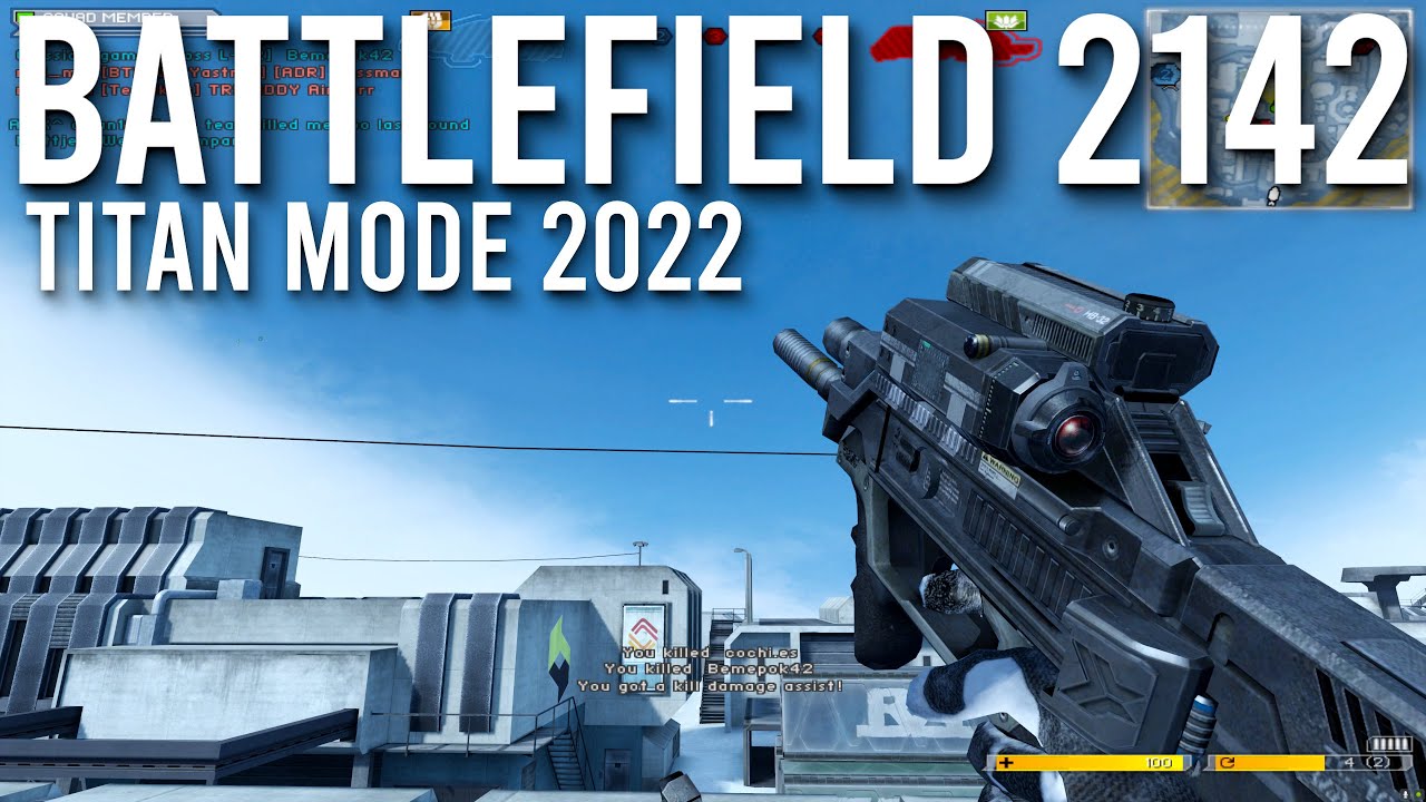 Многопользовательский режим Battlefield 2142 в 2022 году: игровой процесс Titan Mode | 4K