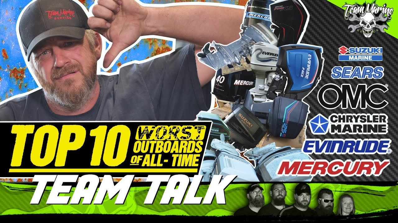 РАЗГОВОР КОМАНДЫ: ТОП-10 ХУДШИХ ПОДВЕСНЫХ МОТОРОВ ВСЕХ ВРЕМЕН (МУСОР!)