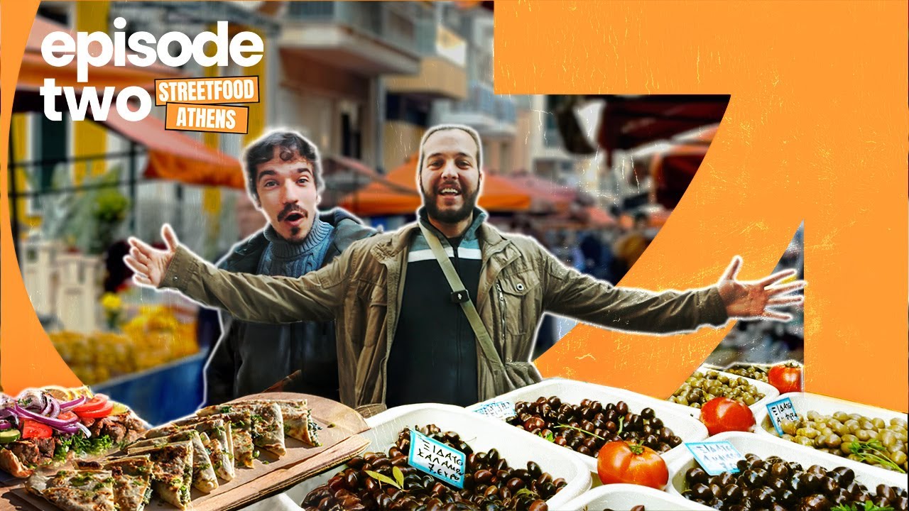 Путеводитель по ЛУЧШЕЙ УЛИЧНОЙ ЕДЕ в Афинах | Вып. 2 🇬🇷 Греческая пекарня, фермерский рынок и уни...