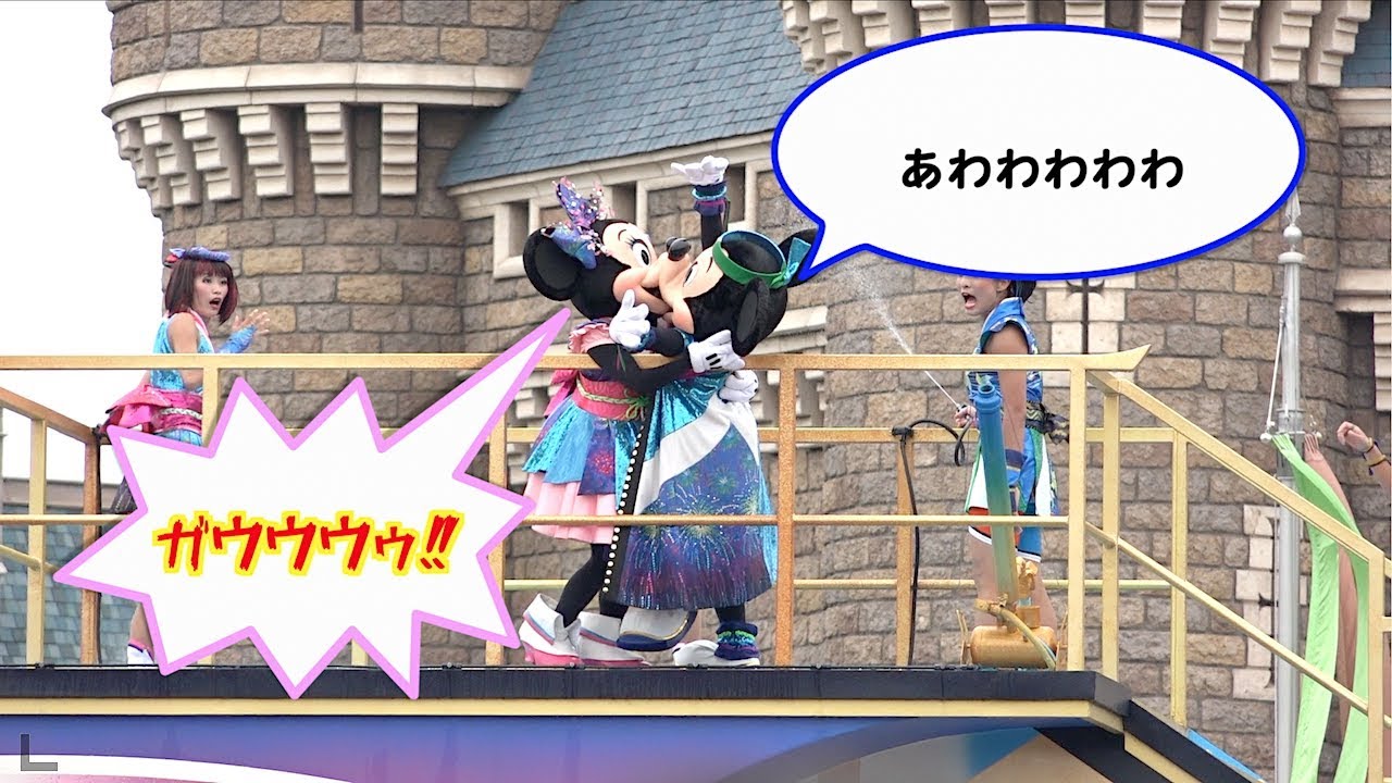 交互にヒョコヒョコ、肉食ミニーさん、強引ドナ殺られる…など（サマビ2017 8月26日 TDL）
