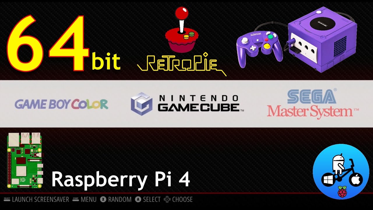 64bit Retropie with GameCube & Wii. Raspberry Pi 4.
