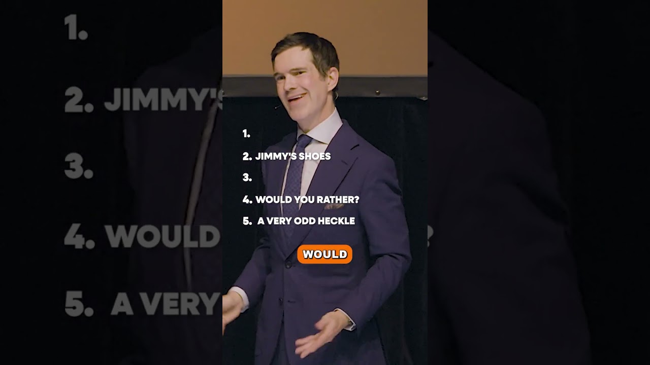 Heckler tries to roast Jimmy's shoes & more crowd work #jimmycarr #crowdwork #hecklers #standup
