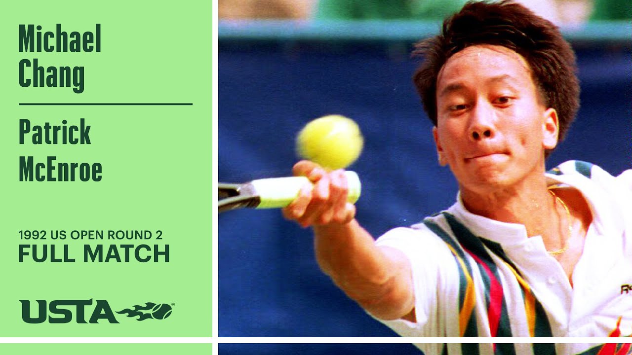 Michael Chang vs. Patrick McEnroe Full Match | 1992 US Open Round 2