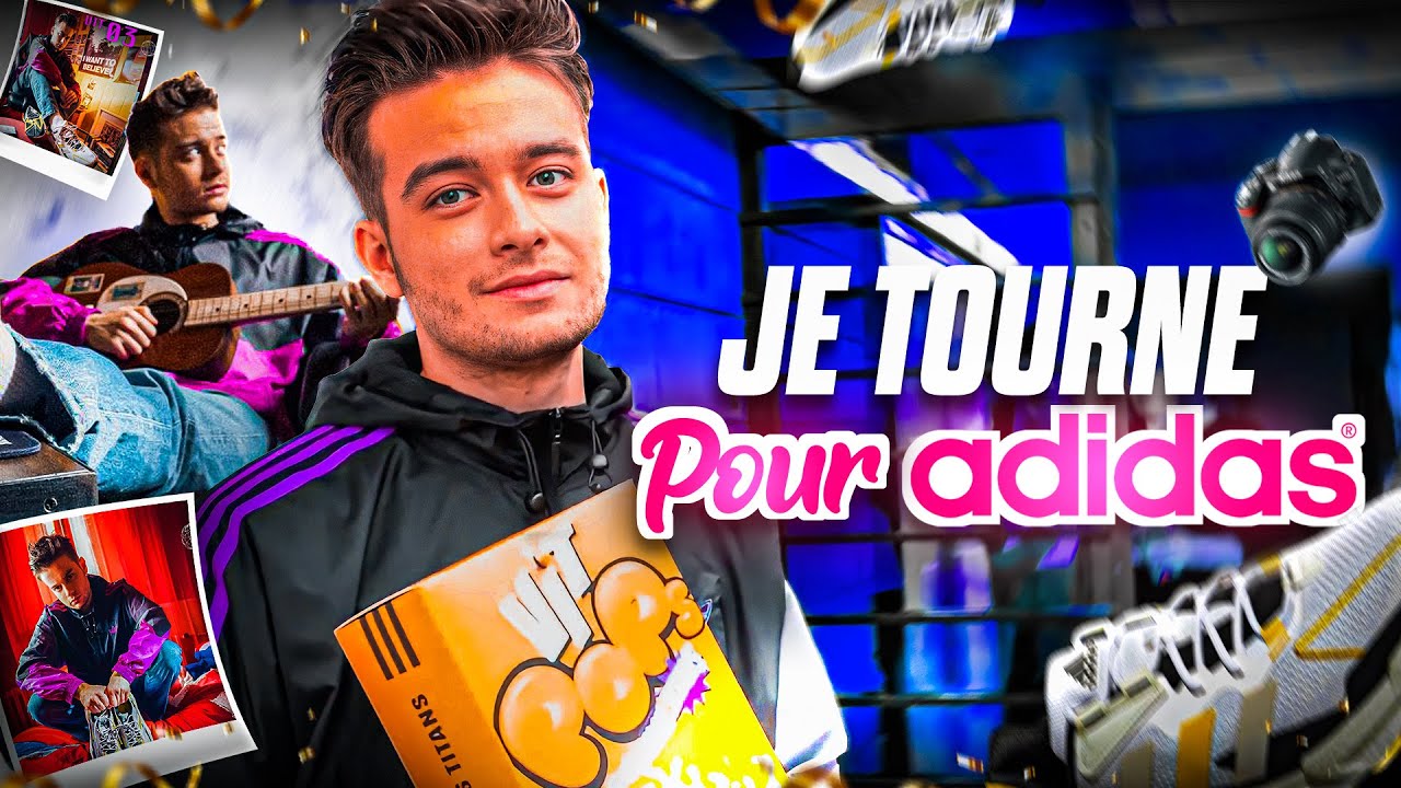 JE TOURNE DANS UNE PUB ADIDAS  ! - VLOG