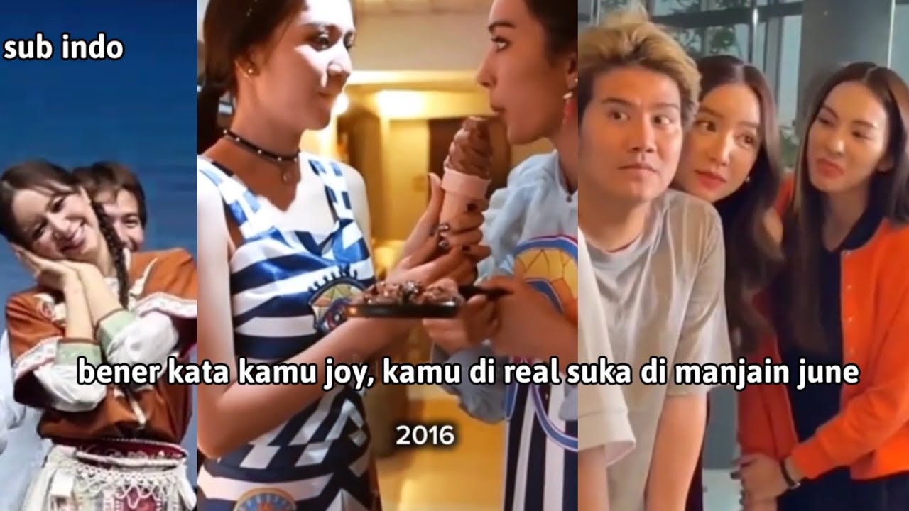 (Enjoyjune) bener kata kamu joy, kamu di real suka di manjain june[]sub indo