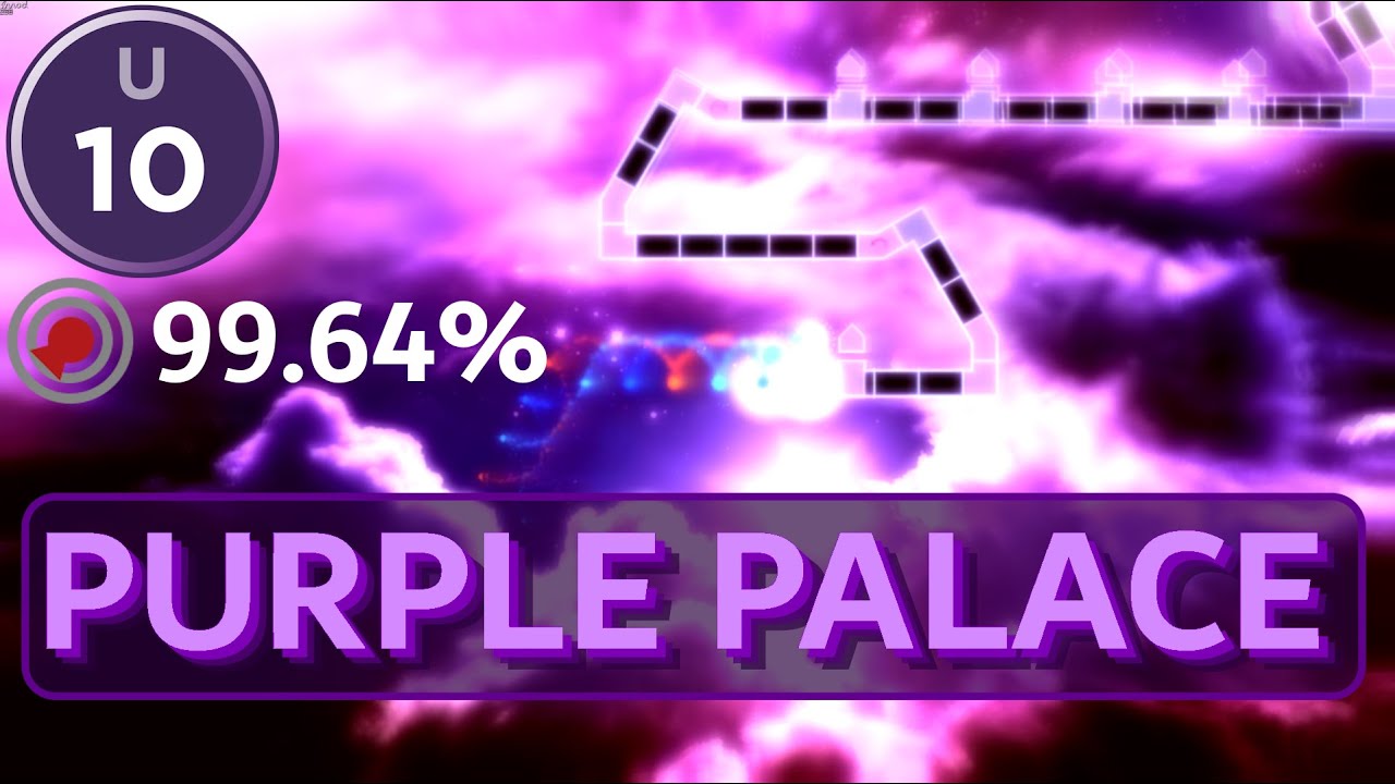 [ADOFAI] SUPER MWC KART - Purple Palce | U10 NEW HARDEST CLEAR!!!