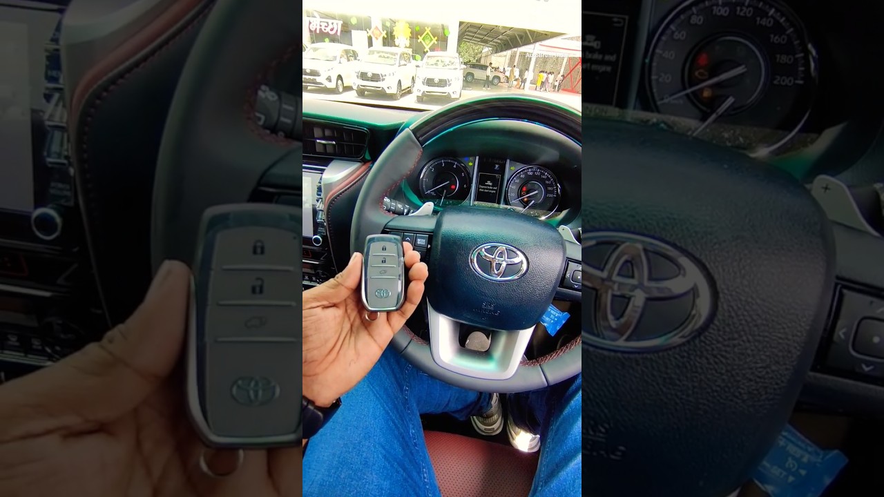All New Toyota Fortuner Legender Dashboard & Key Design ❤️🔥
