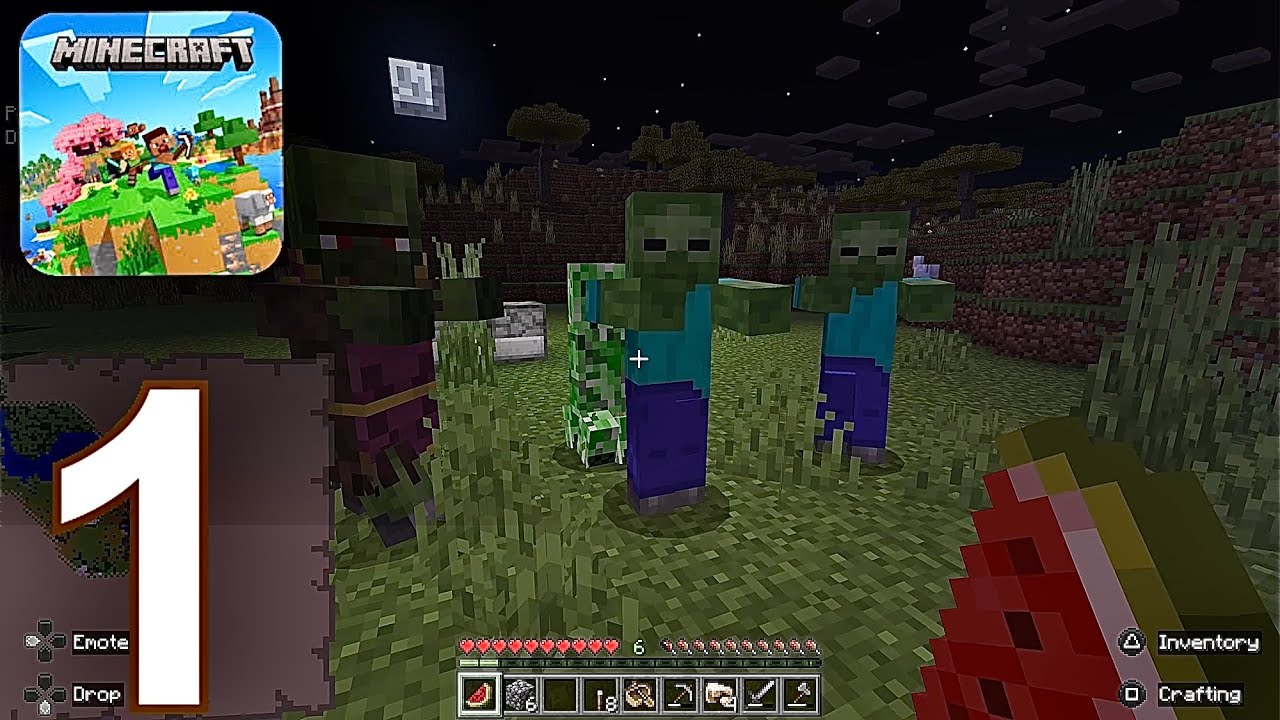 Minecraft PlayStation 5 Edition - Gameplay Walkthrough Part 1 - Survival Mode: Beginning (PS5)