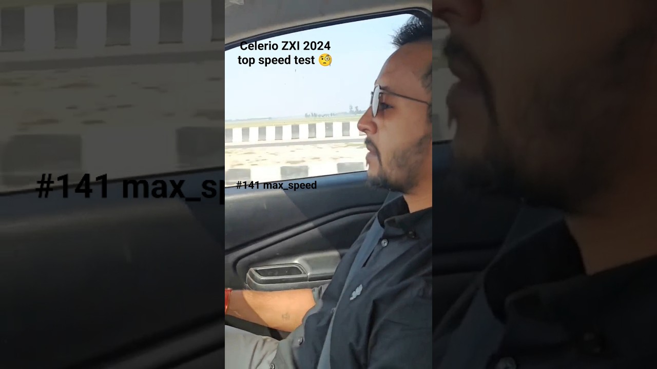 Celerio ZXI Top Speed Test on National Highway.                #marutisuzuki #celerio2024 #speedtest