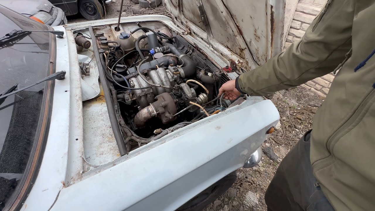 A turbocharged Zhiguli from a diesel BMW, my former 2107.