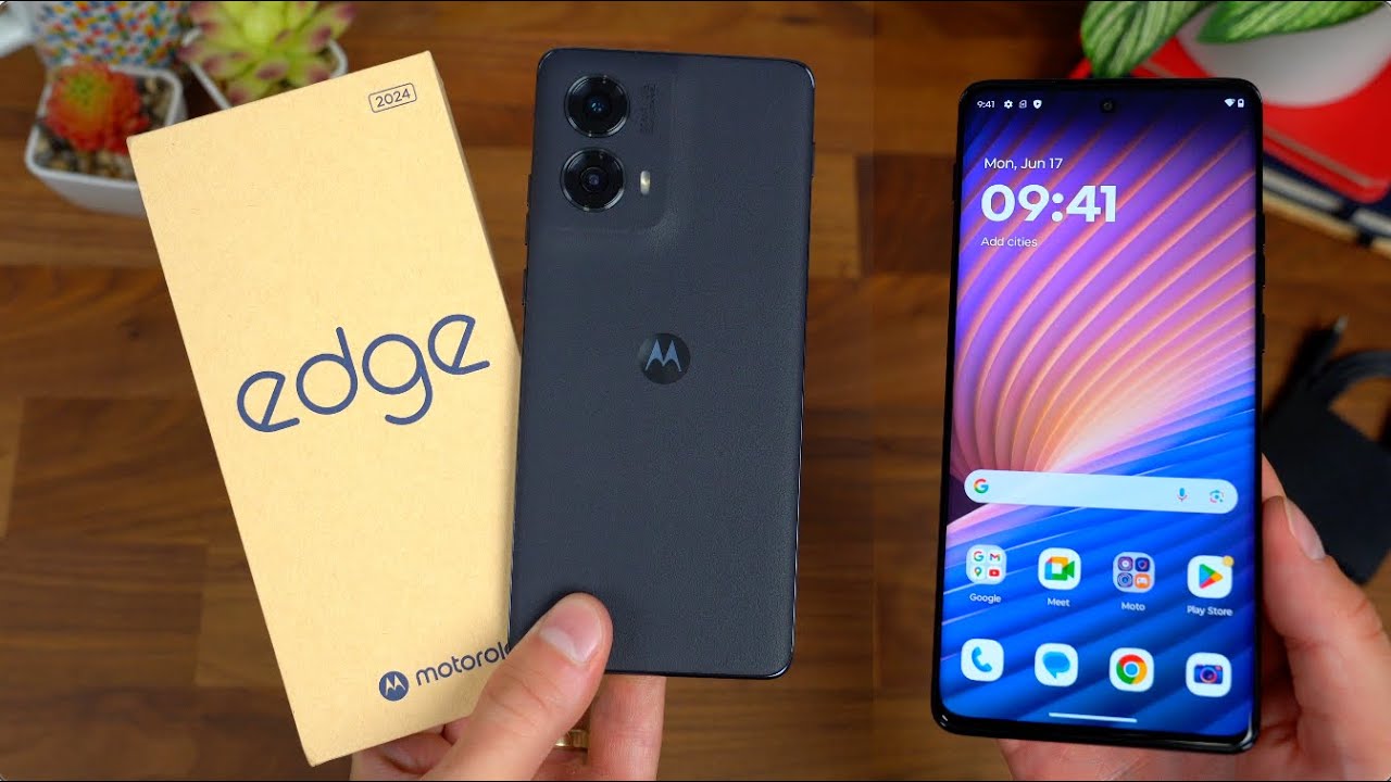 Распаковка Motorola Edge 2024!