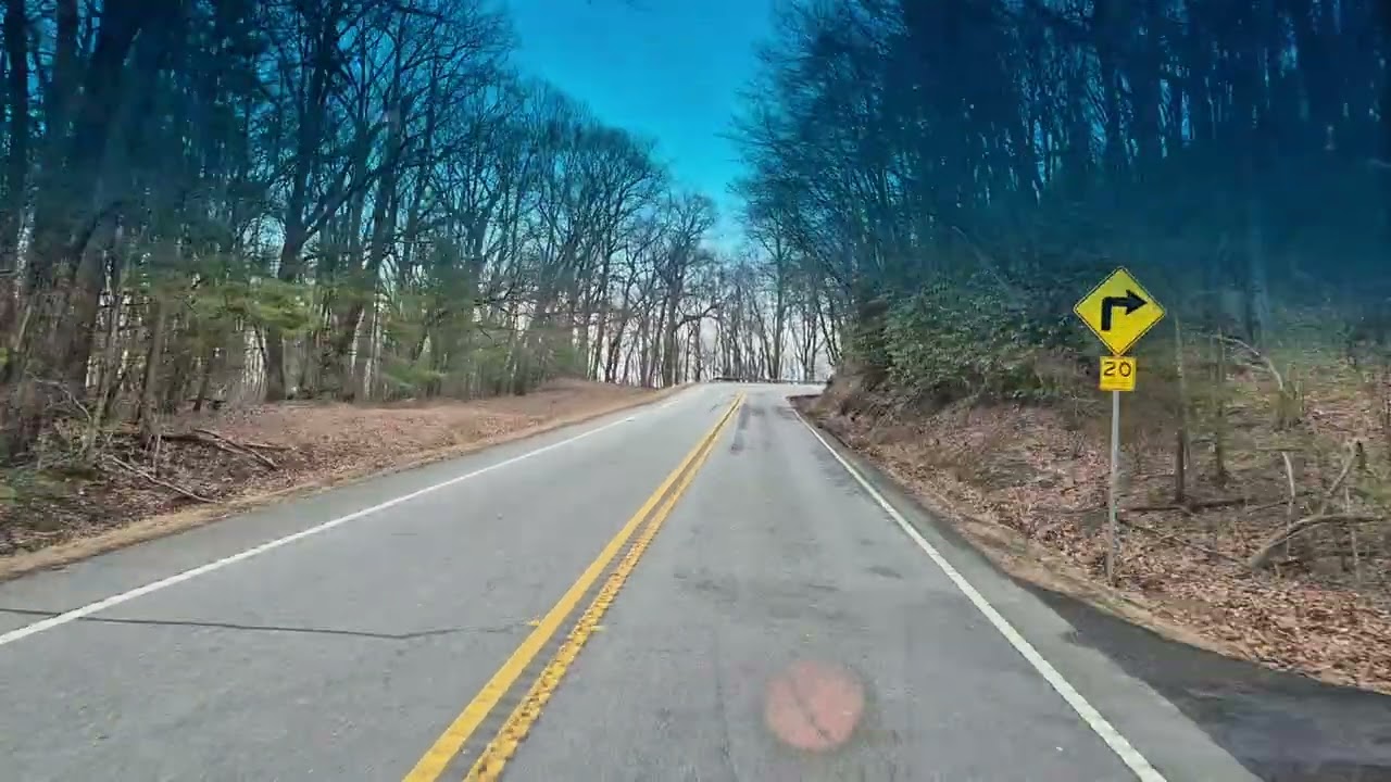 Driving on the ranges of an Appalachian mountains...Part1.