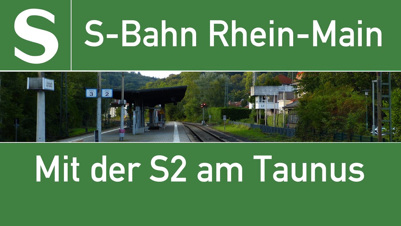 Mit der S2 am Taunus 09/2014 [S-Bahn Rhein-Main]