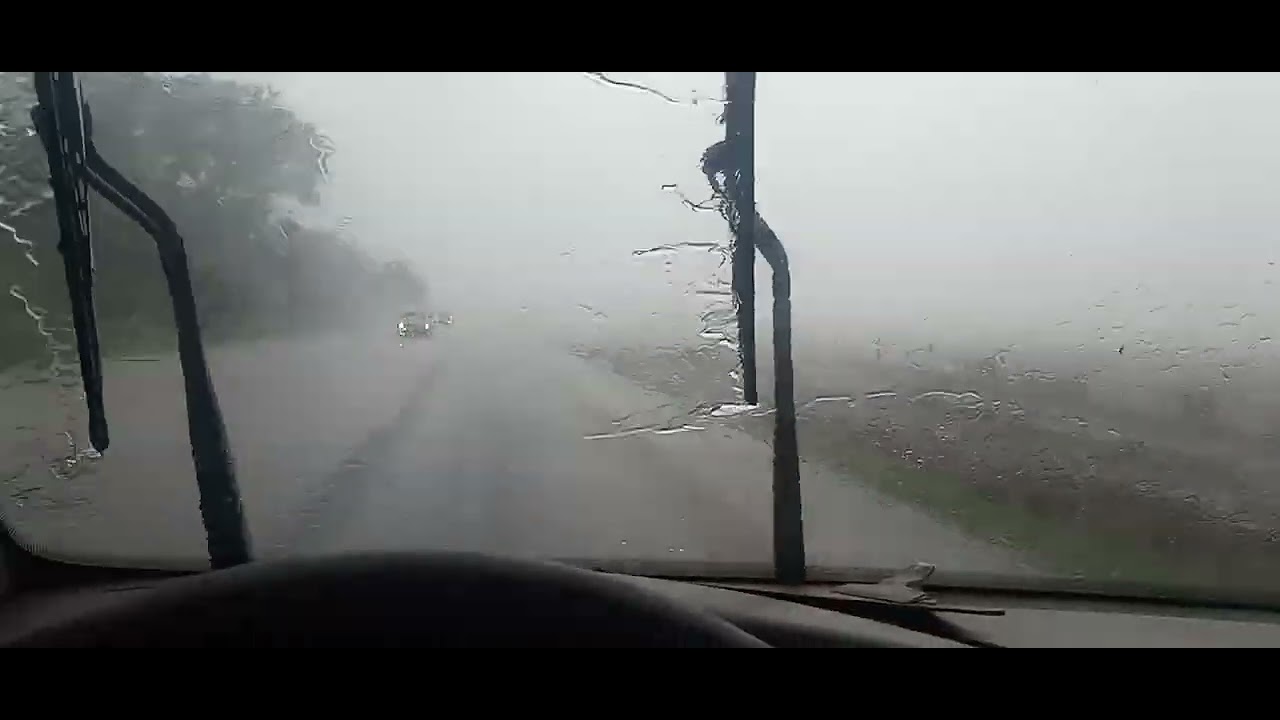 A CHUVA ESTAVA TÃO FORTE TIVEMOS QUE PARAR