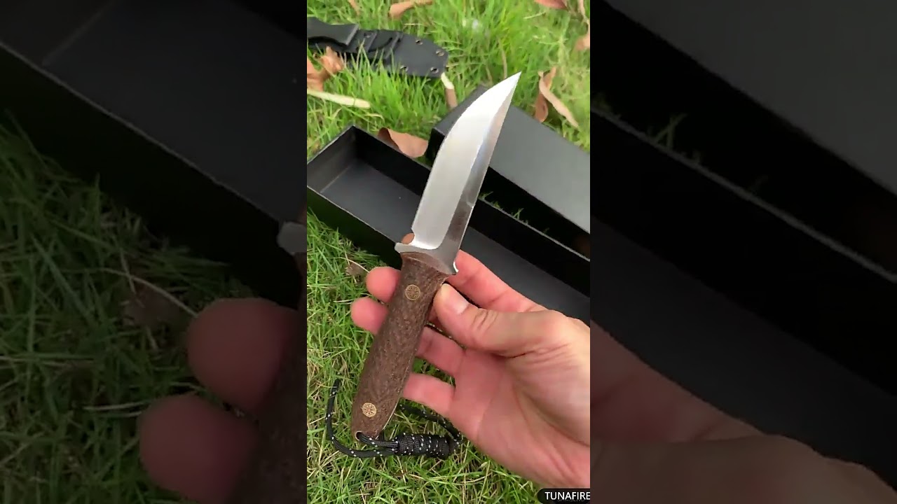 Have you heard about this D2 Steel TUNAFIRE new fixed knife ?