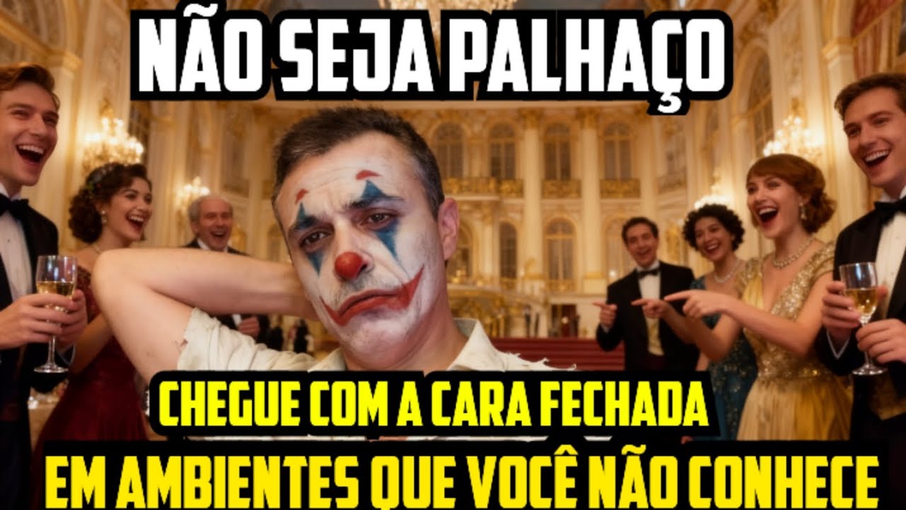 Chegue com a cara amarrada em ambientes onde não te conhecem