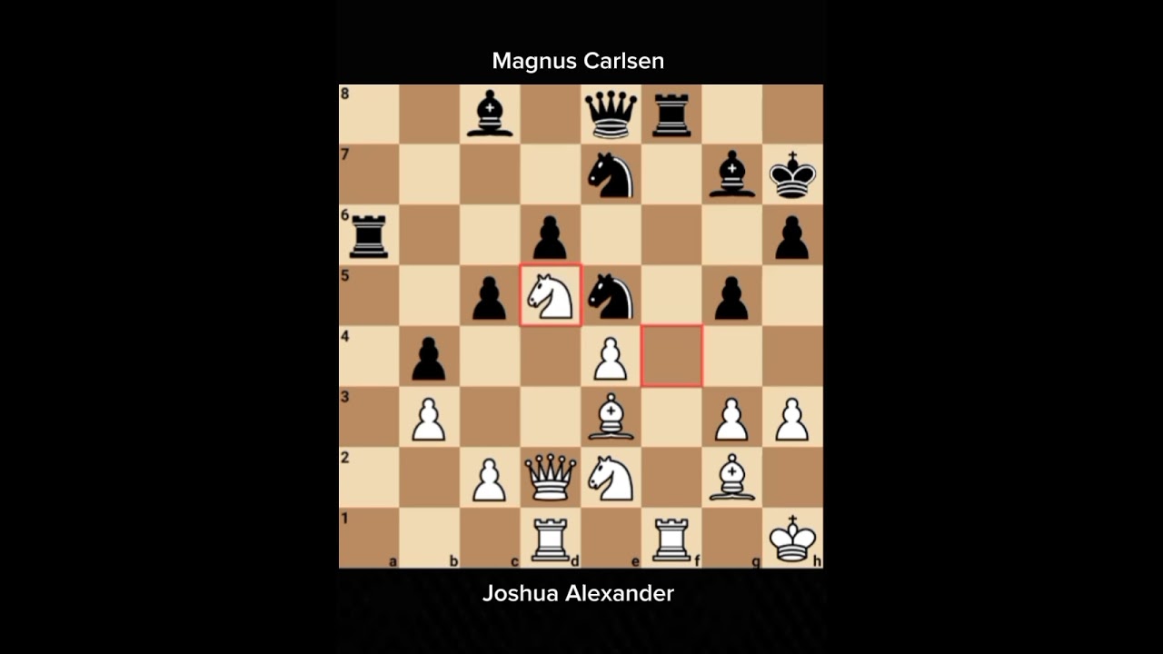 Joshua Alexander vs Magnus Carlsen &bull; Titled Tuesday, 2026