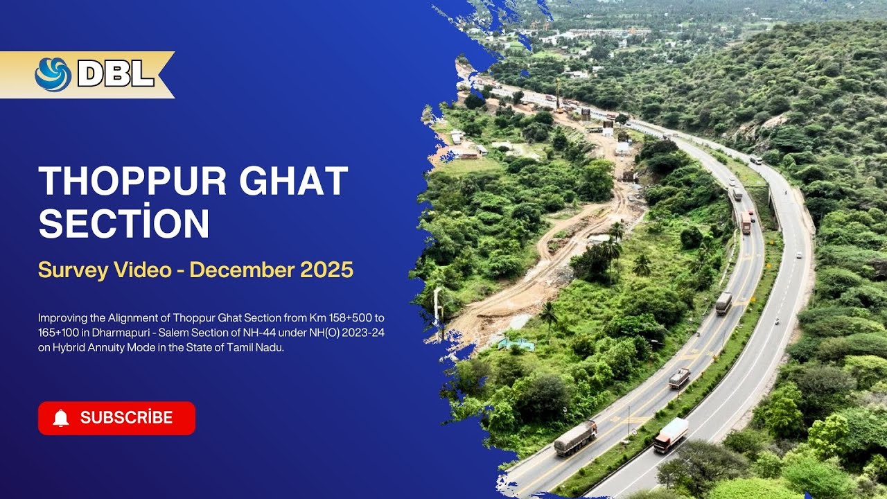 Thoppur Ghat Section in Tamil Nadu | Survey Video - December 2025
