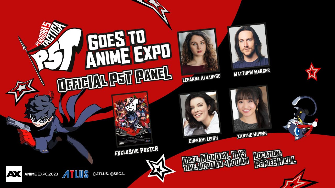 Full Persona 5 Tactica Panel - Anime Expo 2023