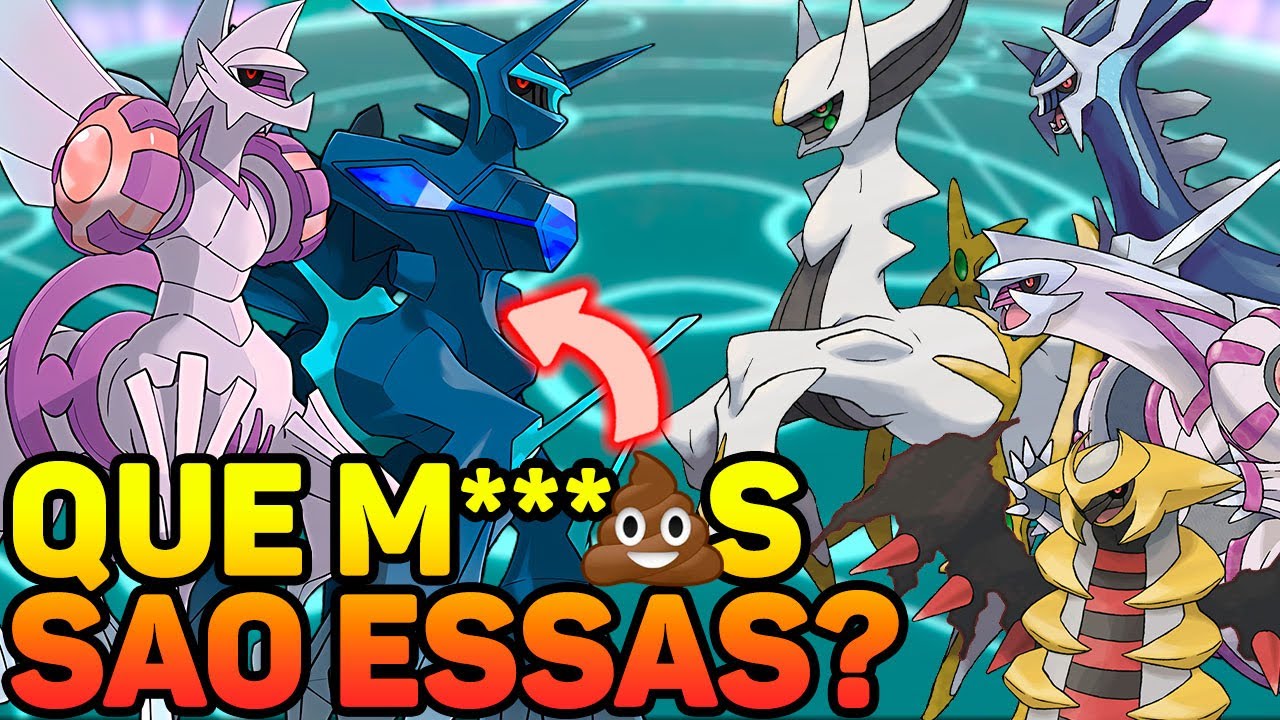 PIORES POKÉMON LENDÁRIOS? Dialga e Palkia Origin são estranhos por um motivo...