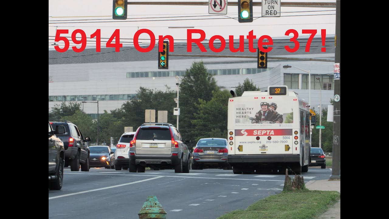 NeoplanDude | SEPTA 2004 New Flyer D40LF #5914 Hauling Ass On Route 37!