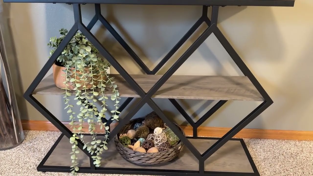 Garvee 3-Tier Entryway Table Review | Stylish Storage Console Table