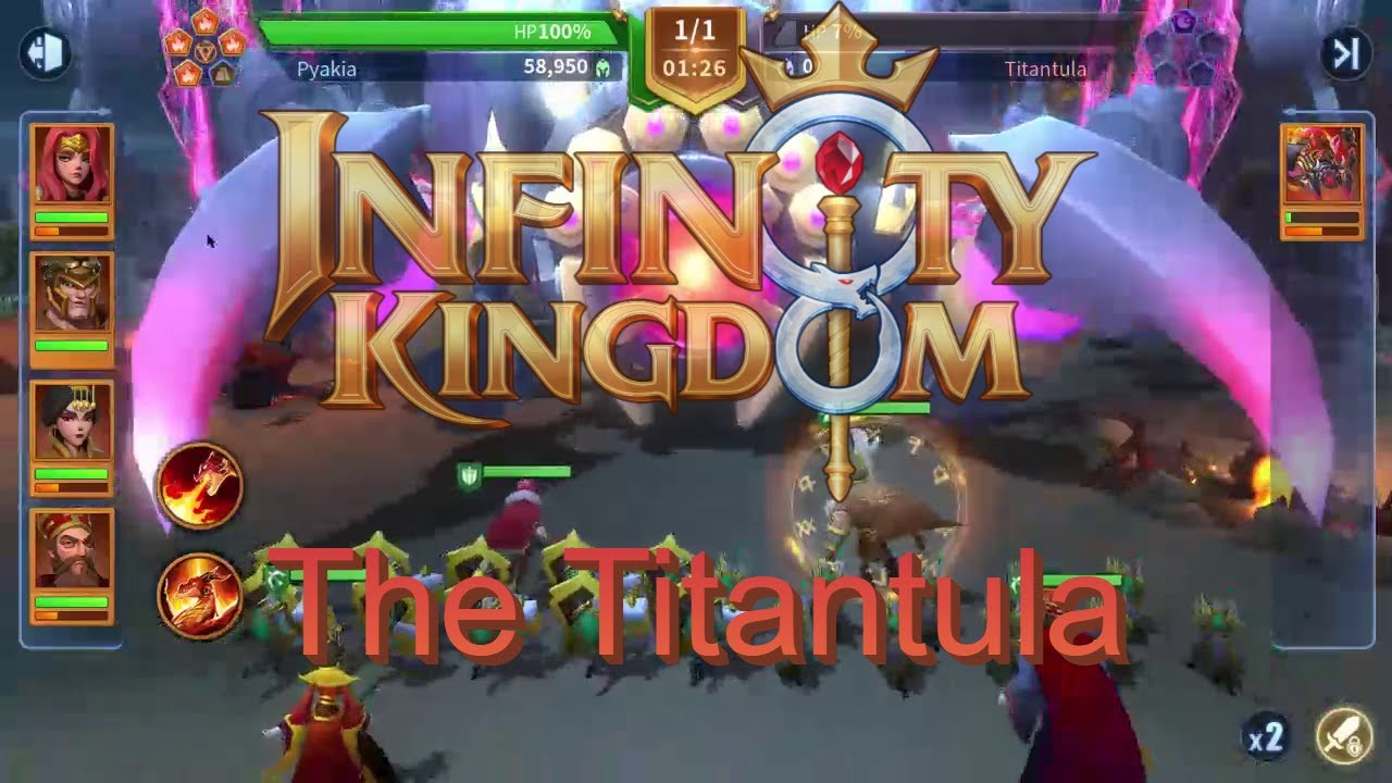 Infinity Kingdom | The Titantula Full Guide | Best Marches & Skills