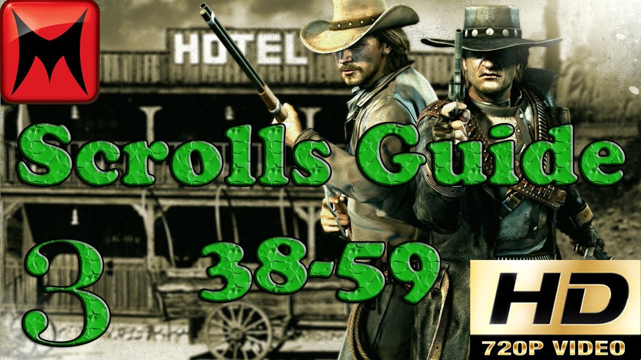 Call of Juarez Bound in Blood - Complete Secret Cards/Scrolls Location Guide 38-59 PART 3