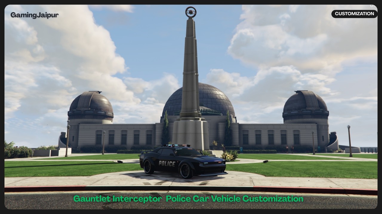 Gauntlet Interceptor Police Car |Vehicle Customization |GamingJaipur