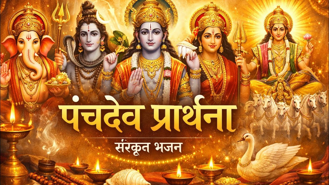 Panchdev Mantra | Ganesh Shiv Vishnu Shakti Surya | Powerful Sanskrit Prayer @MAANVIDARPANOFFICIAL 