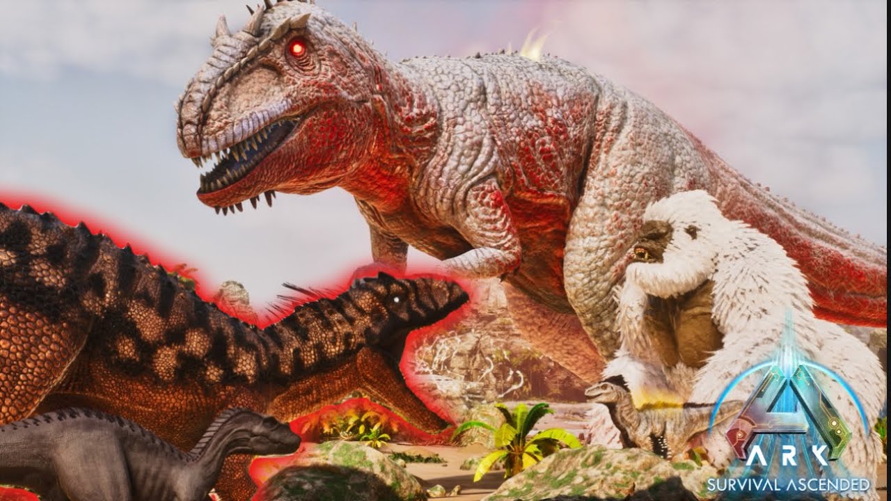 Moro duo vs Strong Ark Dino’s | Ark Survival Ascended |