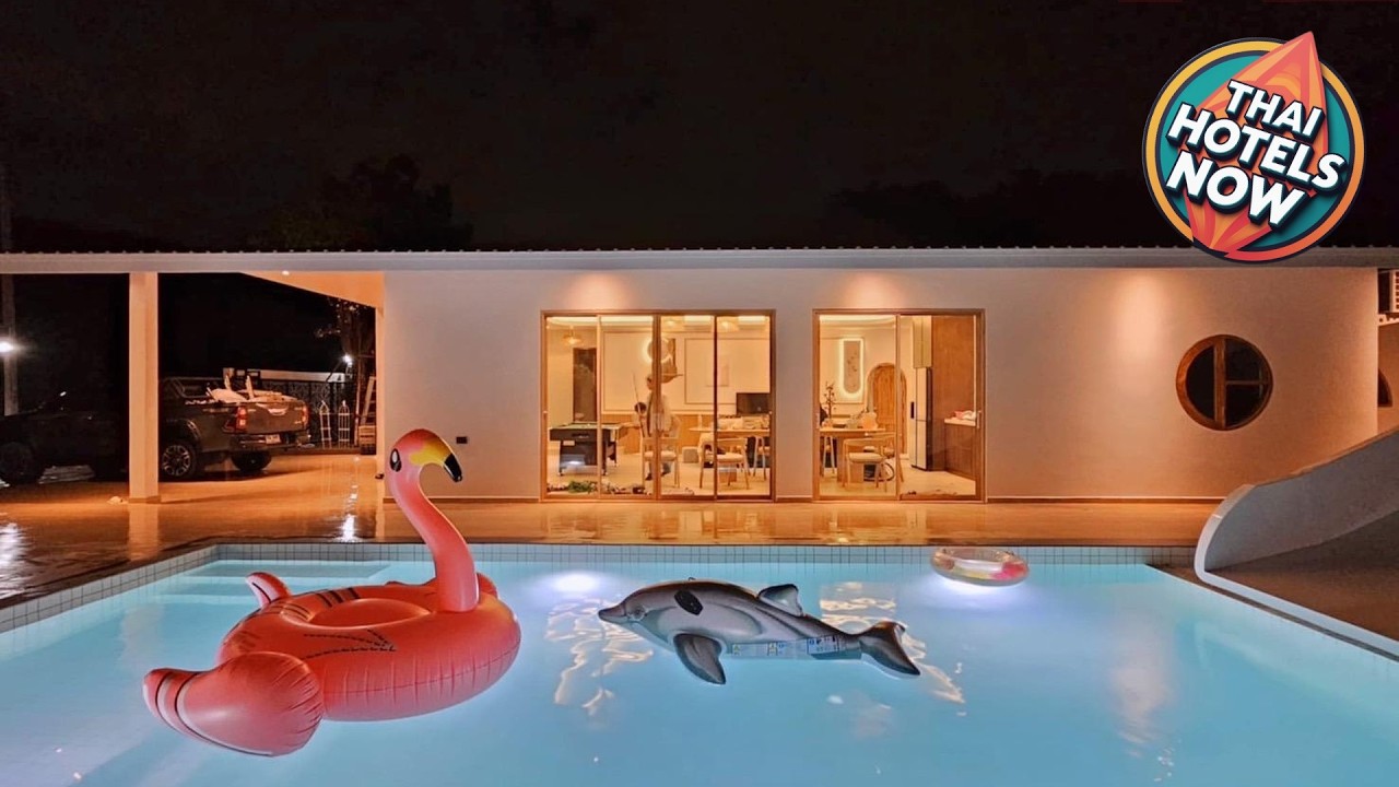 De Beach Pool Villa - 3-Minute Walk to Beach, 5 Bedrooms, Newly Built Clean Pool Villa | Thailand 🏨