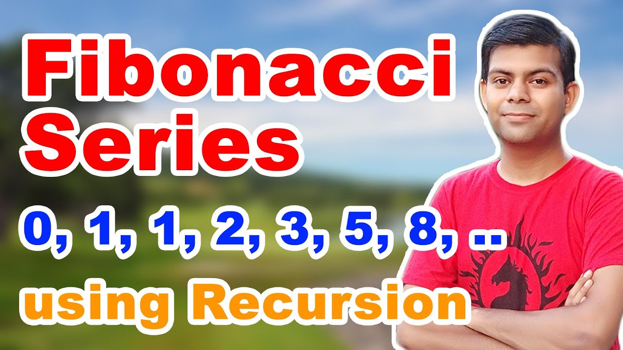 Fibonacci Series using Recursion | nth Fibonacci term using recursive technique | Java Program